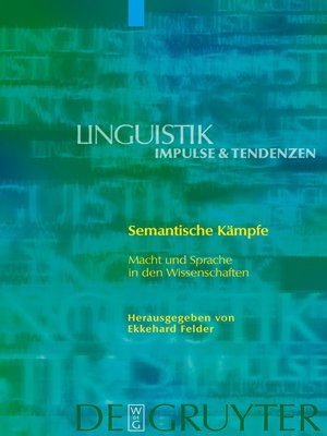 cover image of Semantische Kämpfe